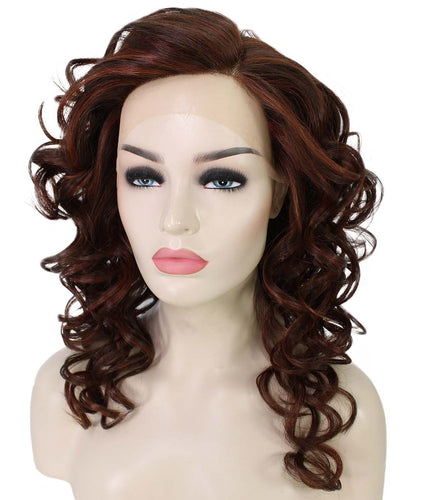 Drew Wig by Still Me |  Swiss Lace Front Wig | High Heat-Friendly Synthetic Fiber | Soft Touch Curly Hair