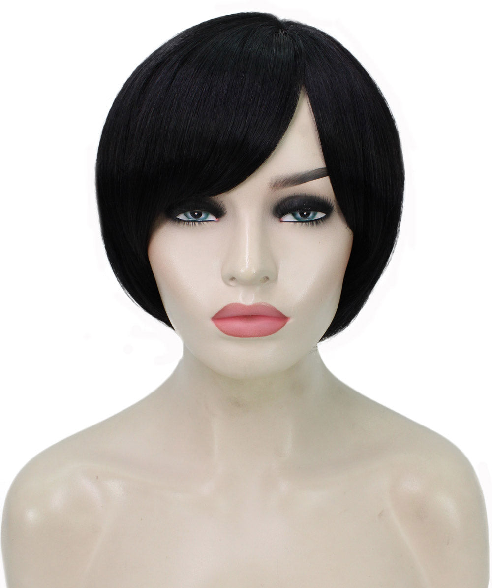 Black liza wig