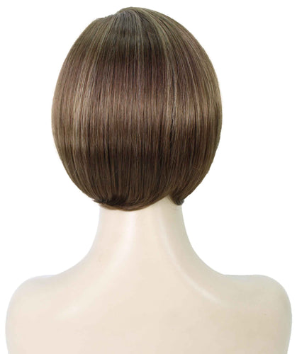 Light Brown with Blonde Highlight Front (Front) liza wig