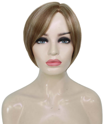 Light Aurburn with Bld Highlight Front liza wig