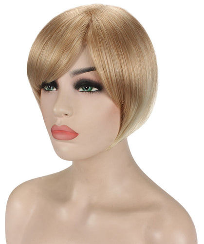 Golden Blonde with 613 Plantinum Tips liza wig