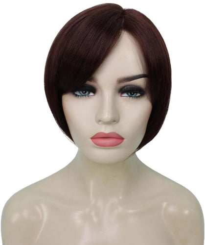 Dark Auburn liza wig