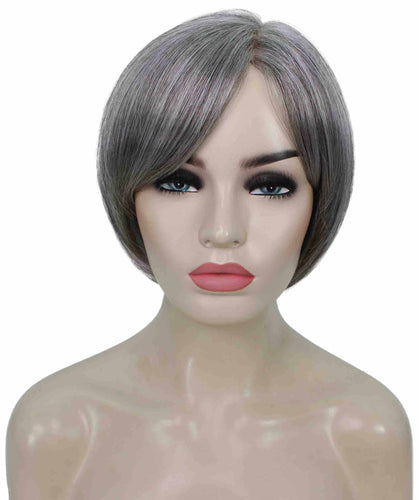 Salt & Pepper Grey liza wig