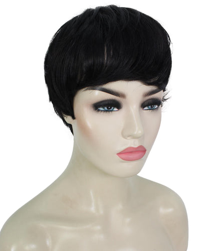 Black monofilament wig