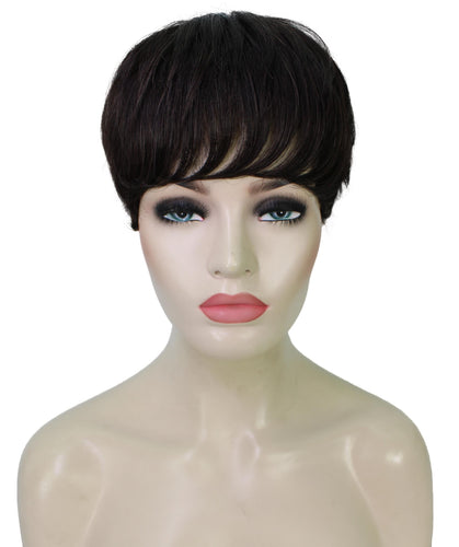 Off Black monofilament wig