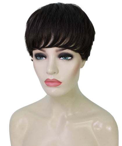 Off Black monofilament wig