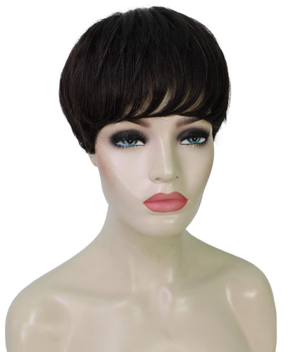 Off Black monofilament wig