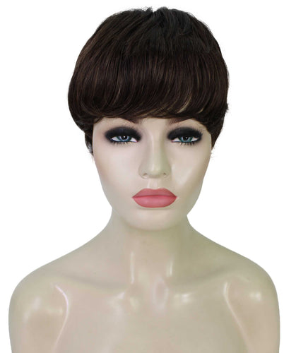 Chestnut Brown monofilament wig