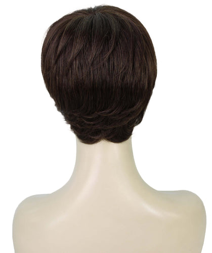 Chestnut Brown monofilament wig