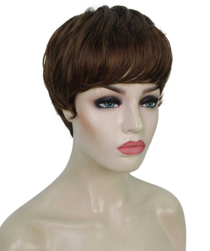Light Brown monofilament wig