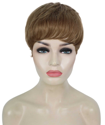 Dark Golden Blonde monofilament wig