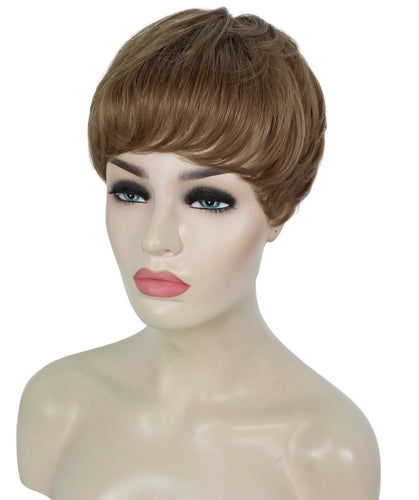 Dark Golden Blonde monofilament wig