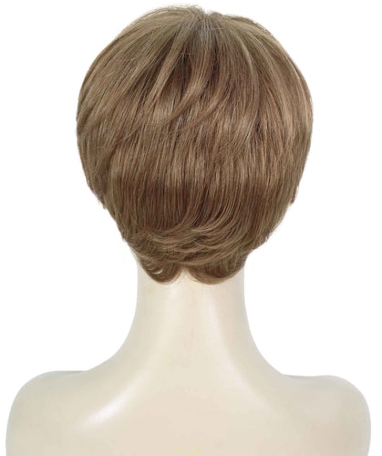 Dark Golden Blonde monofilament wig