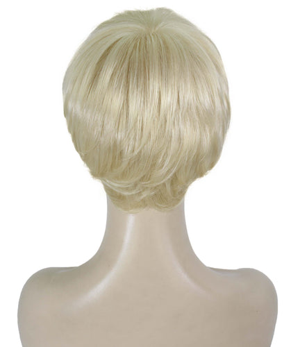 Platinum Blonde monofilament wig