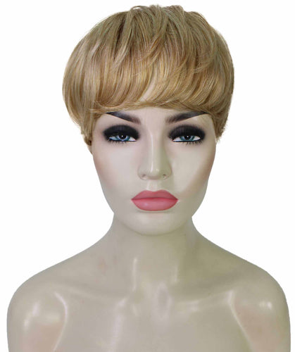 Strawberry Blonde monofilament wig