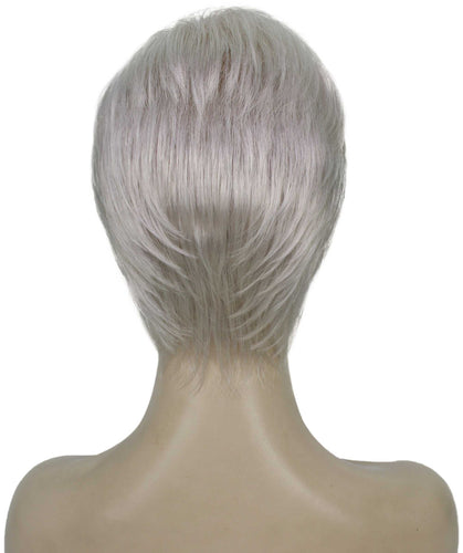 Silver Grey short pixie cut wigs