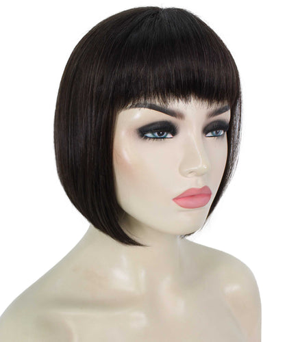 Off Black bob wigs for women