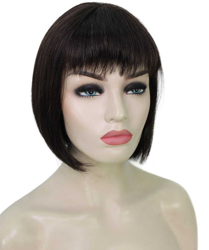 Dark Brown bob wigs for women