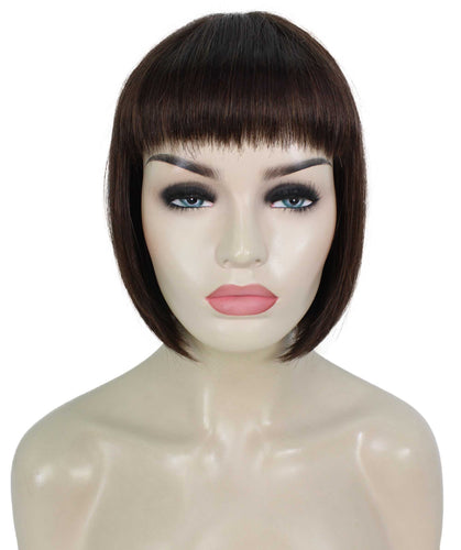 Chestnut Brown bob wigs for women