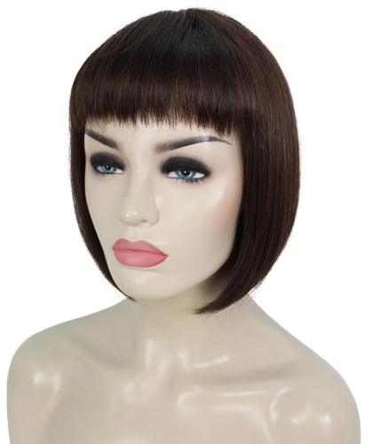 Chestnut Brown bob wigs for women