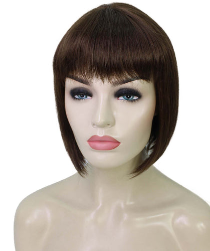 Medium Brown bob wigs for women