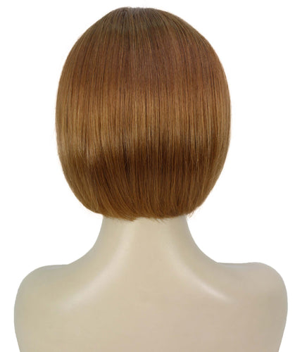 Medium Auburn with Light Aurburn Tips bob wigs for women