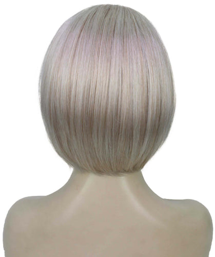 Light Silver Grey bob wigs for women