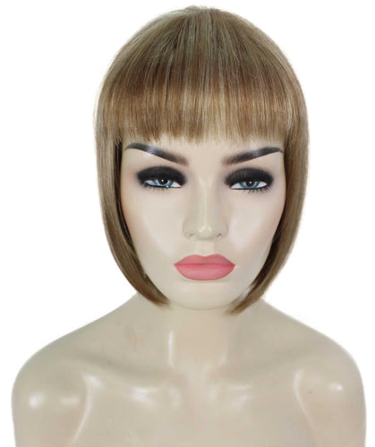 Light Blonde with Blonde Highlight bob wigs for women