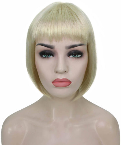 Platinum Blonde bob wigs for women