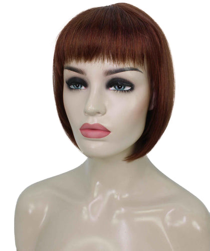 Bright Auburn mixed with Dark Auburn bob wigs for women