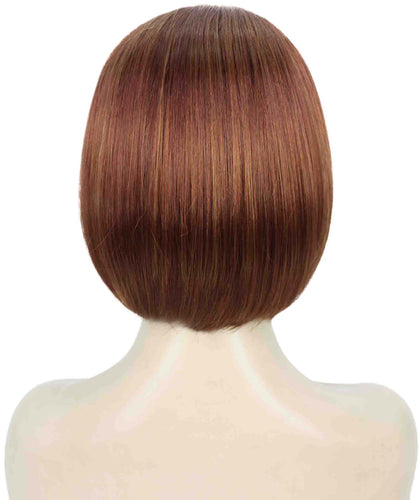 Bright Auburn mixed with Dark Auburn bob wigs for women