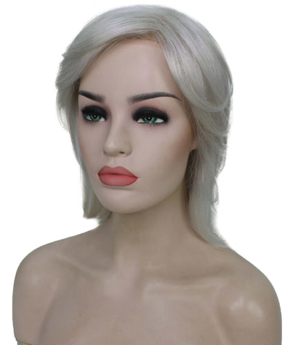 Silver Grey short shaggy wigs