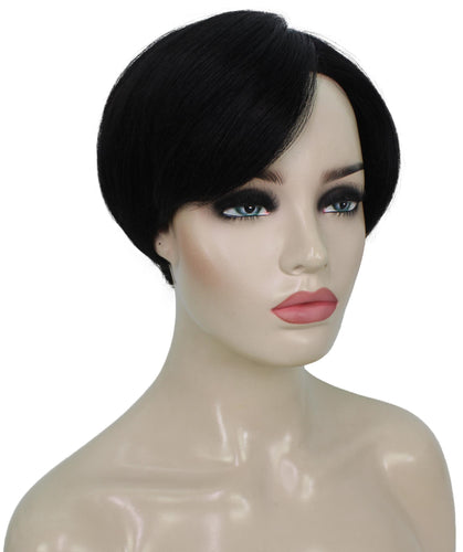 Black Pixie Hair Wig