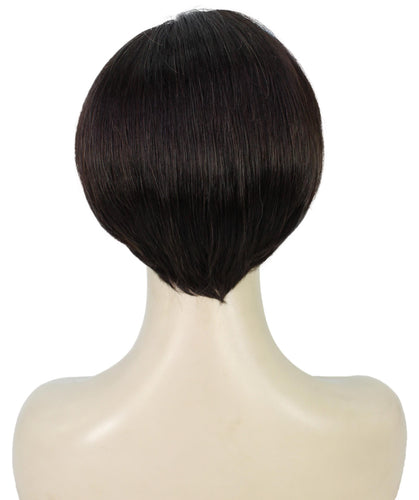 Off Black Pixie Hair Wig