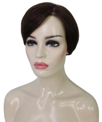 Chestnut Brown Pixie Hair Wig