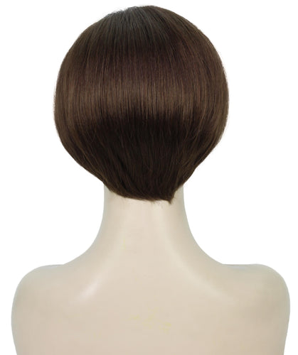 Medium Brown Pixie Hair Wig