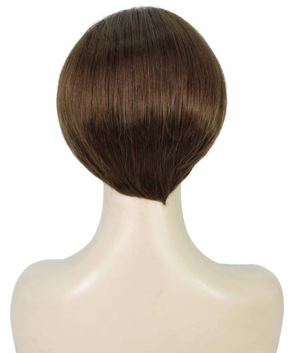 Light Brown with Blonde Highlight Front (Front) Pixie Hair Wig