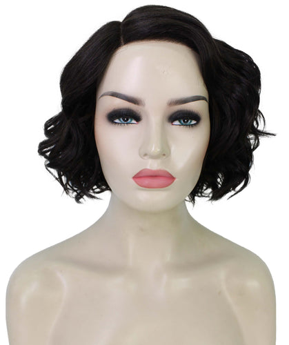 Off Black monofilament lace front wigs