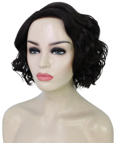 Off Black monofilament lace front wigs