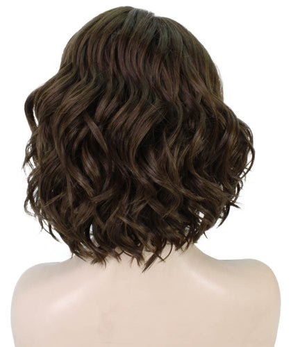 Dark Brown monofilament lace front wigs