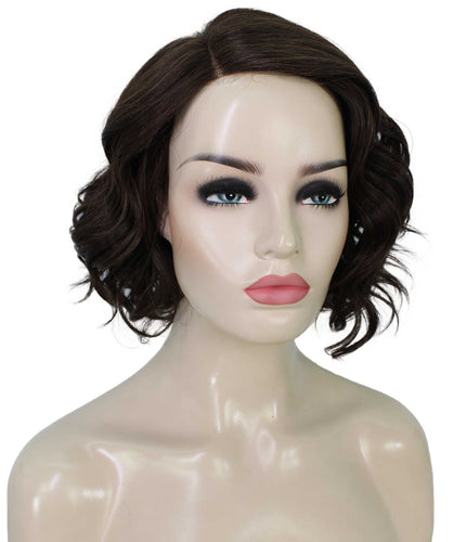 Chestnut Brown monofilament lace front wigs