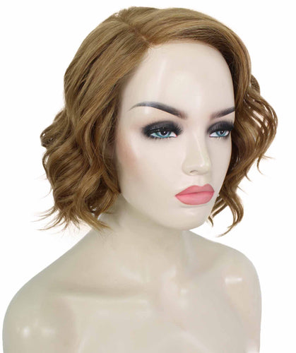 Dark Golden Blonde monofilament lace front wigs