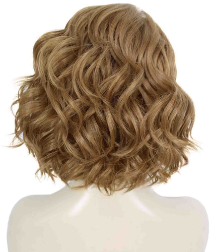 Dark Golden Blonde monofilament lace front wigs