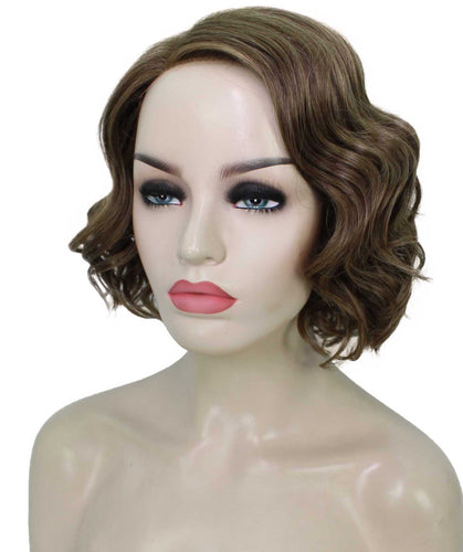 Ash Light Brown monofilament lace front wigs