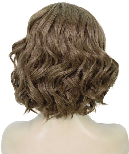 Ash Light Brown monofilament lace front wigs