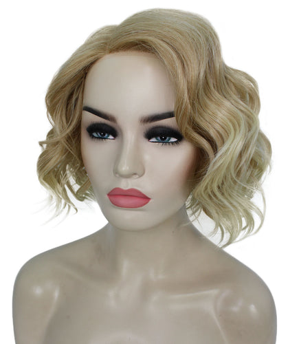 Golden Blonde with 613 Plantinum Tips monofilament lace front wigs