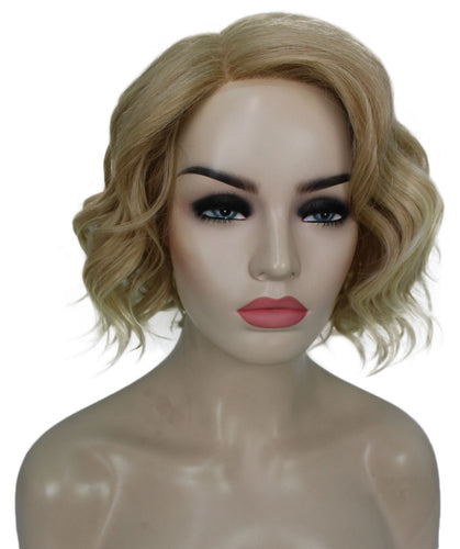 Golden Blonde with 613 Plantinum Tips monofilament lace front wigs