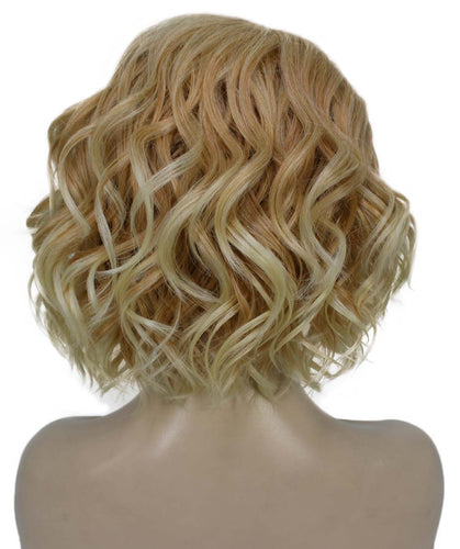 Golden Blonde with 613 Plantinum Tips monofilament lace front wigs