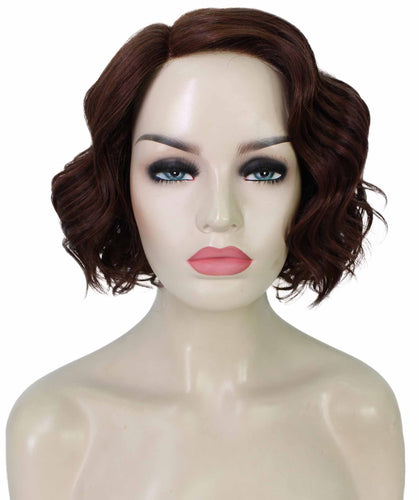 Dark Auburn monofilament lace front wigs