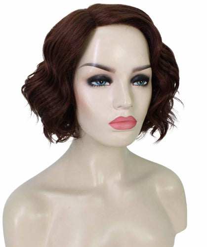 Dark Auburn monofilament lace front wigs